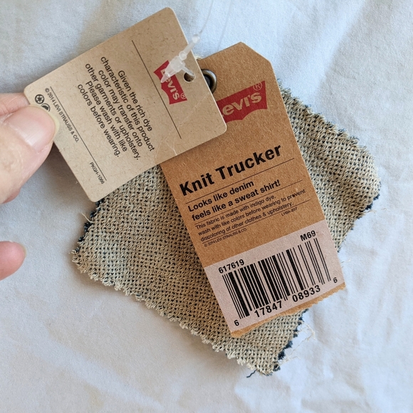 NWT Levi's girl Denim Trucker Jacket size 12 months - Picture 7 of 10